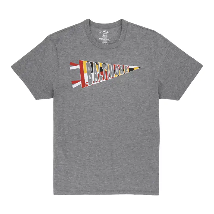 Drapeau fanion de Baltimore GRIS