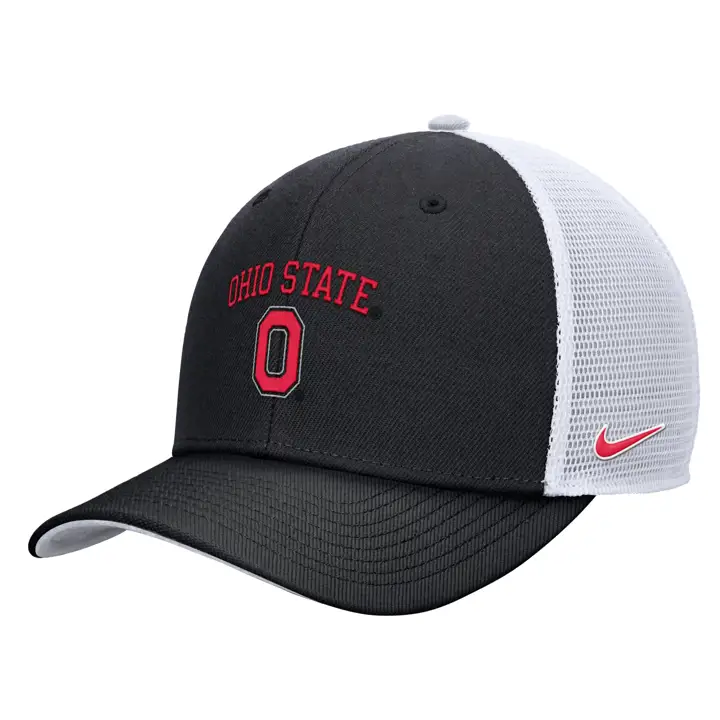 Casquette Trucker structurée Youth Rise Buckeyes de l'Ohio State noire