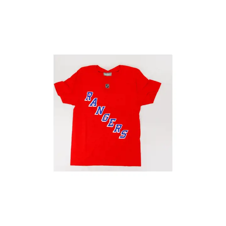 T-shirt authentique des Rangers de New York LNH avec nom et numéro Mika Zibanejad