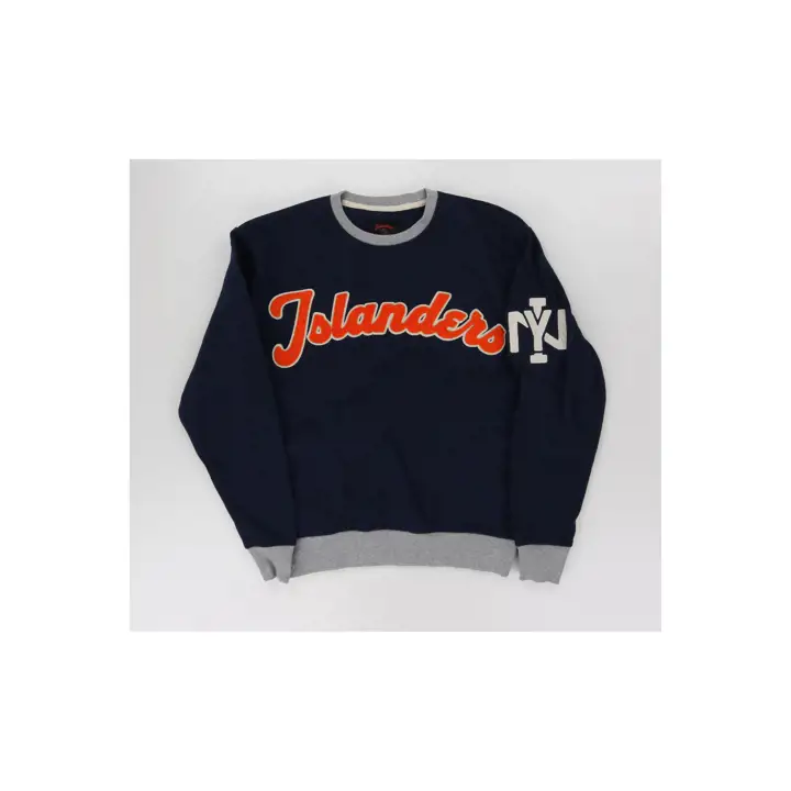 New York Islanders - Sweat-shirt ras du cou « Arched Script » color block