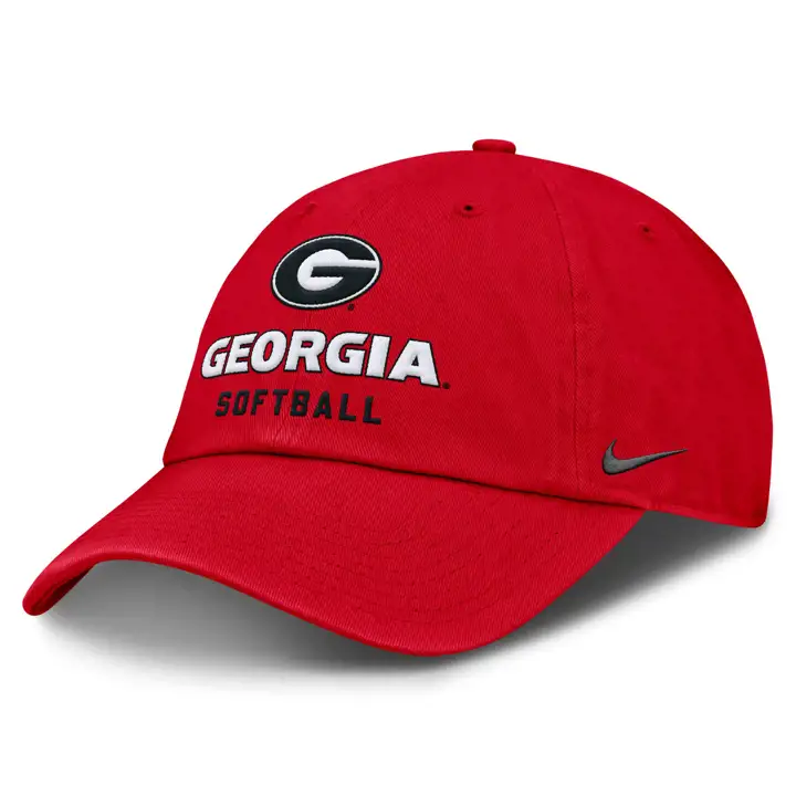 Georgia Bulldogs NCAA NK Softball Ajustable ROUGE