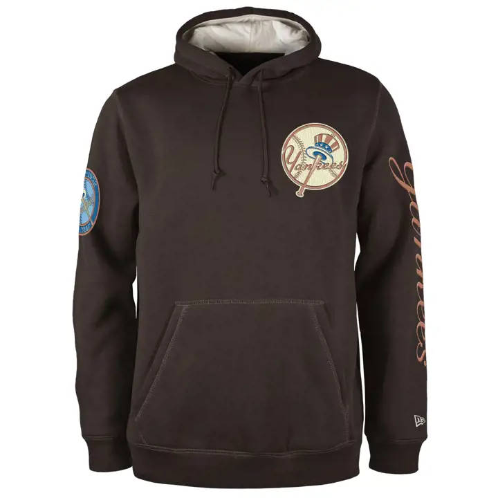 New York Yankees MLB NE Fall Color Pack Hoodie BRN