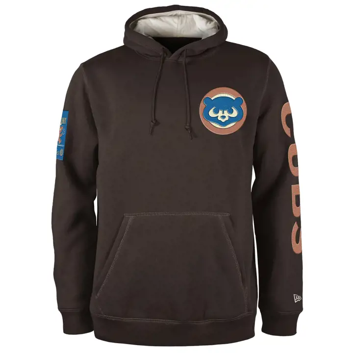 Chandail à capuchon MLB Chicago Cubs NE Fall Color Pack BRN