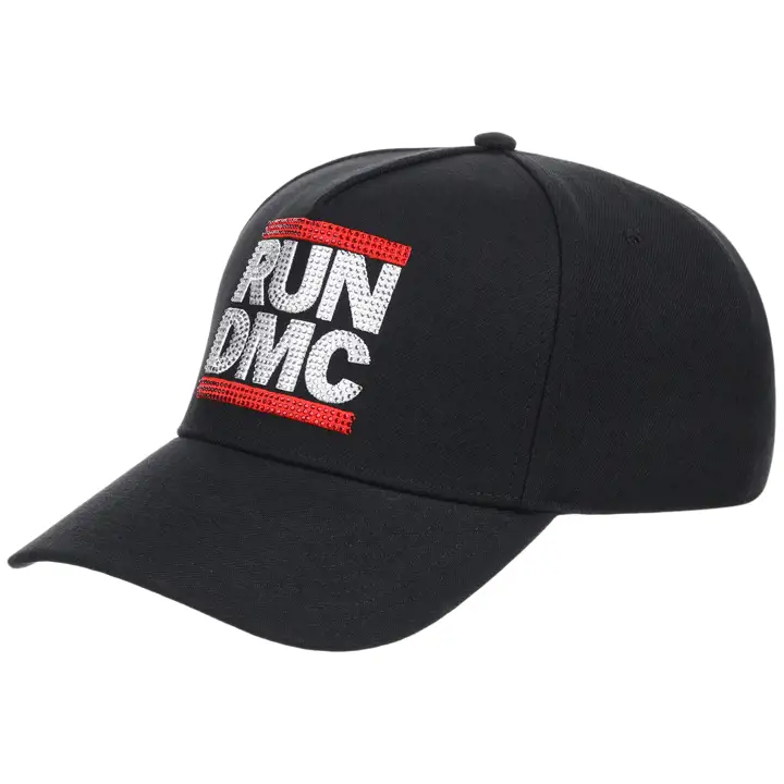 Casquette A-Frame Strass RUN DMC NOIR/BLANC/ROUGE