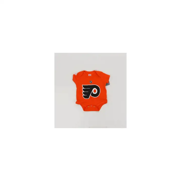 Grenouillère de nouveau-né à logo primaire des Flyers de Philadelphie NHL org