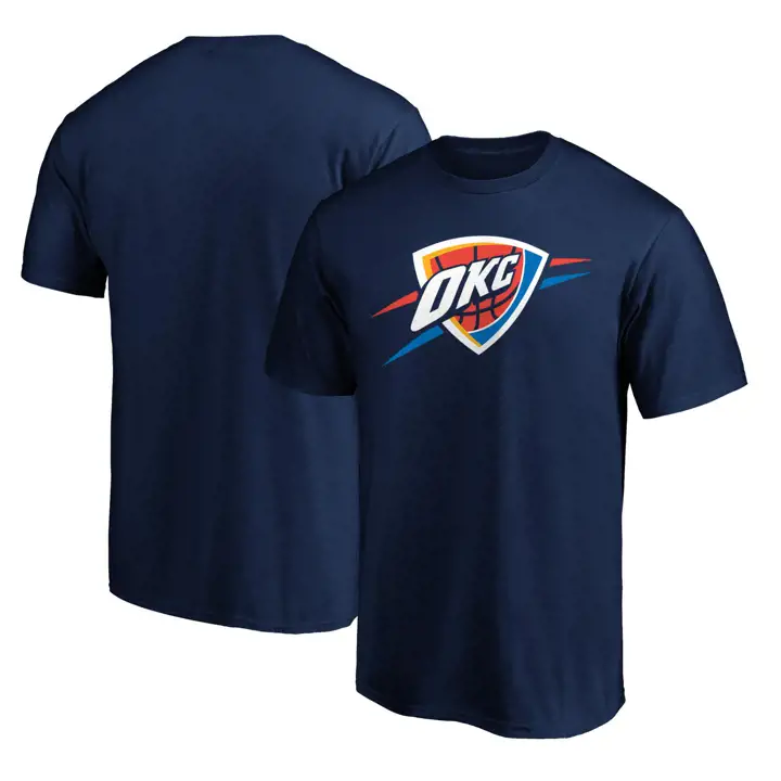 T-shirt marine à logo de l'équipe NBA Thunder
