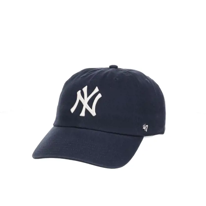NEW YORK YANKEES MLB Casquette '47 Clean Up bleu marine et naturelle