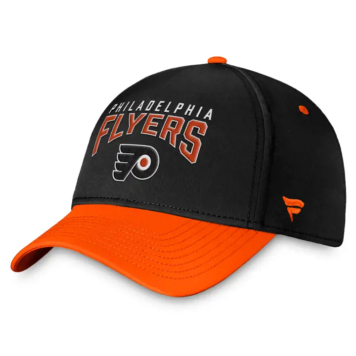 Philadelphia Flyers LNH Chapeau Ajusté Structuré Noir/Orange