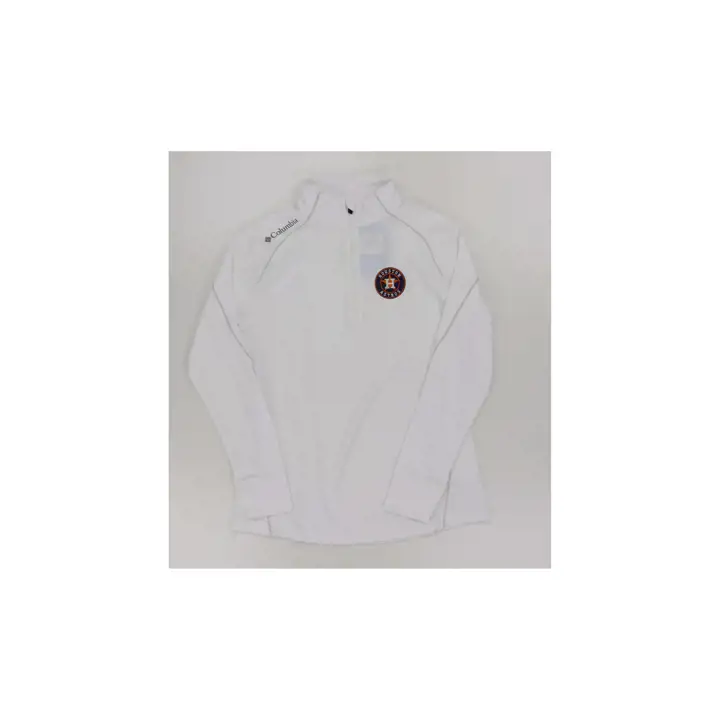 Haut Houston Astros MLB Columbia Shotgun 2.0 1/4 Zip pour femme WHT