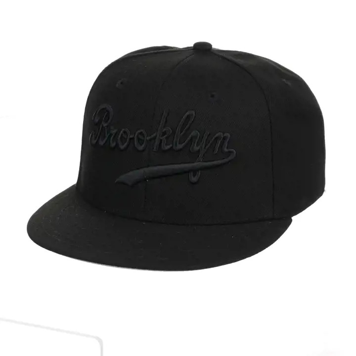 Brooklyn Dodgers MLB MN Casquette ajustée basique NOIR/NOIR/GRIS