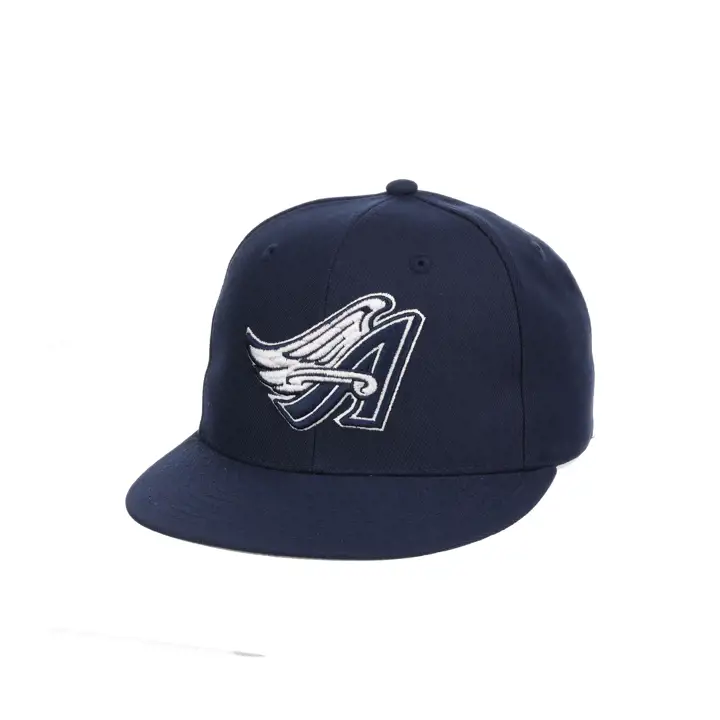 Anaheim Angels MLB MN Casquette ajustée basique MARINE/BLC/GRI