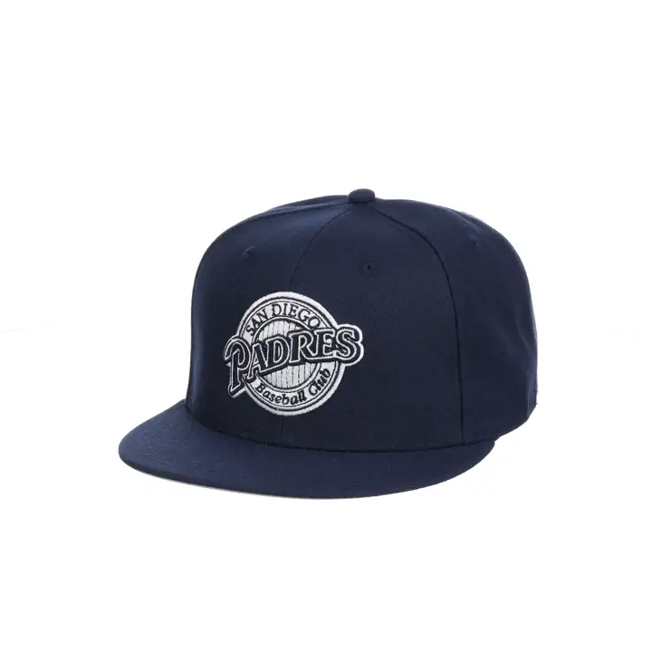 San Diego Padres MLB MN Fitted Basique Marine/Blanc/Gris