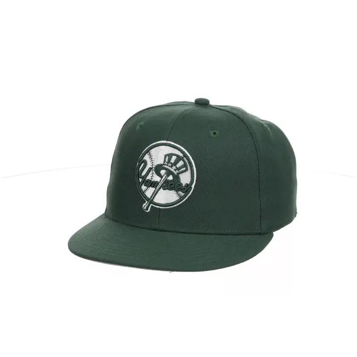 Casquette New York Yankees MLB MN Basic Ajustée Vert foncé/Blanc