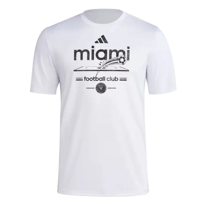 Inter Miami MLS T-shirt VINTAGE WORLD BLANC