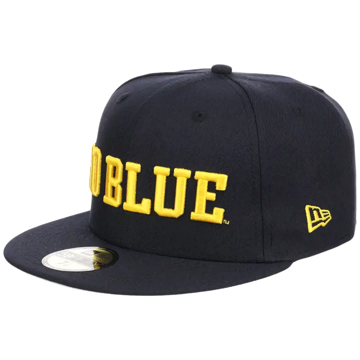 Michigan Wolverines NCAA Slogan 59FIFTY Navy/ navy/ gry