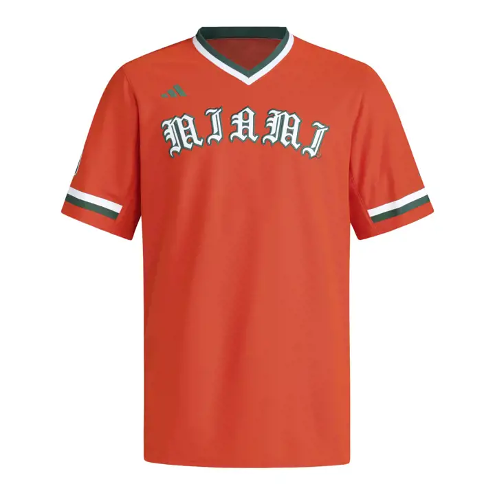 Maillot de Baseball Réplique NCAA ADI Miami Hurricanes 25 ORG