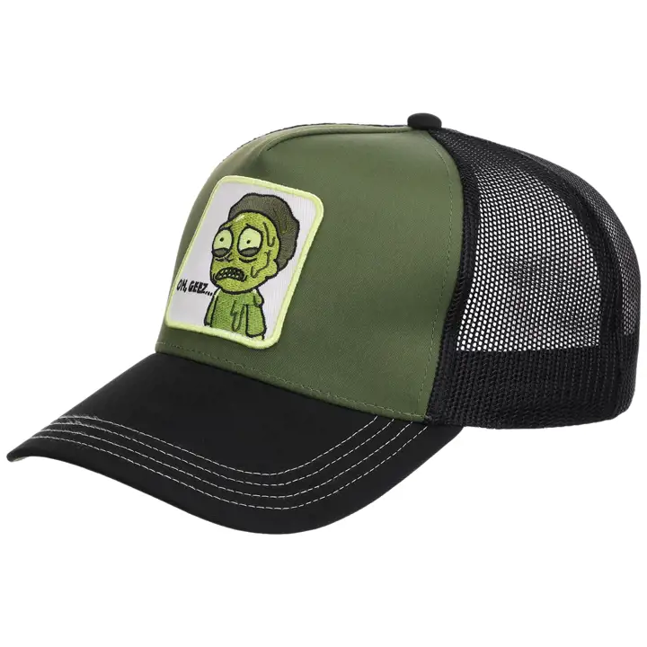 Casquette Rick & Morty Oh Geez Patch A-Frame GRN/BLK