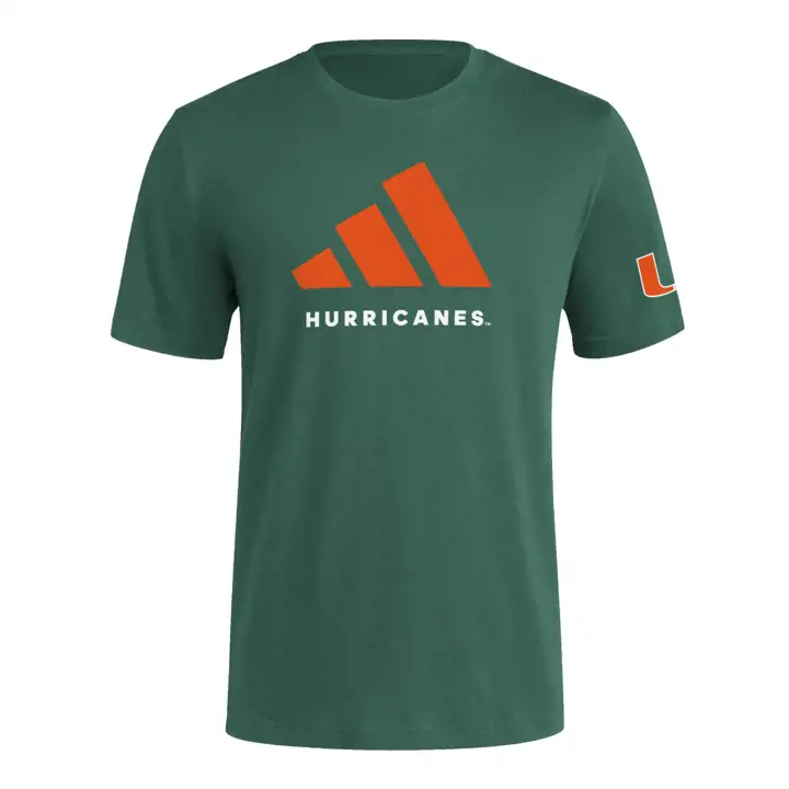 T-shirt Performance NCAA DNA Miami Hurricanes vert