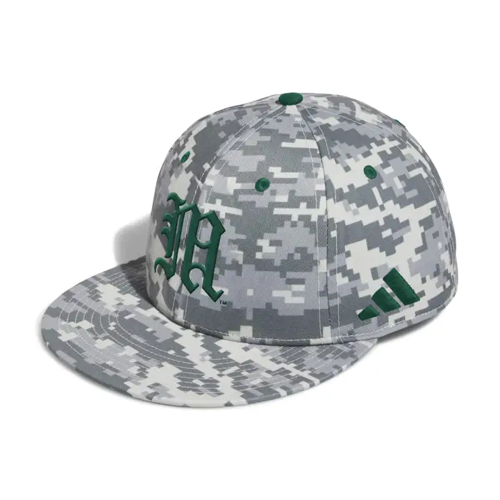 Casquette ajustée en filet camouflage des Hurricanes de Miami (NCAA Baseball)