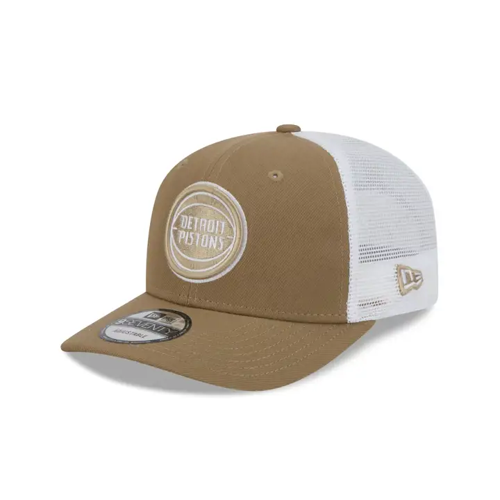 Detroit Pistons NBA Kaki/Banc 9SEVENTY Casquette de camionneur Kha/ banc/ gri