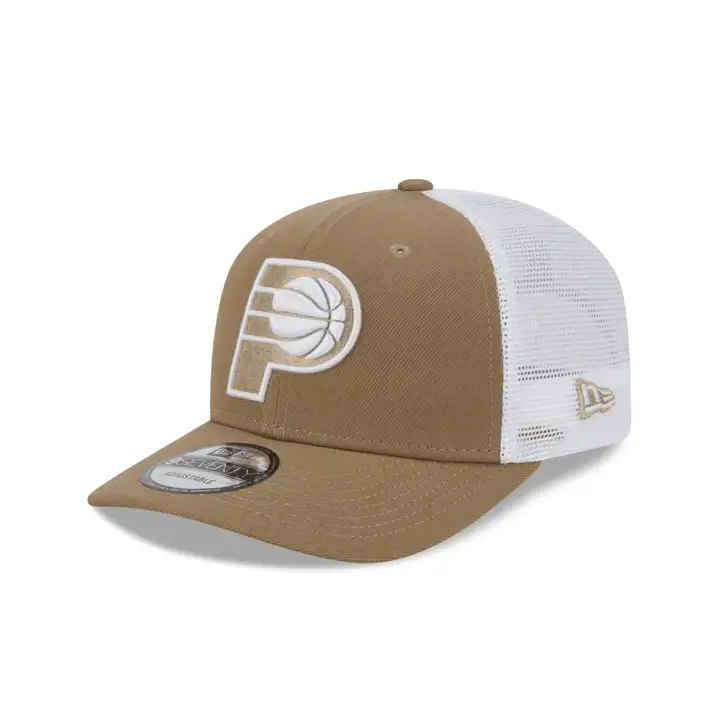 Indiana Pacers NBA Khaki/Wht 9SEVENTY Casquette trucker Khaki/ blanc/ gris