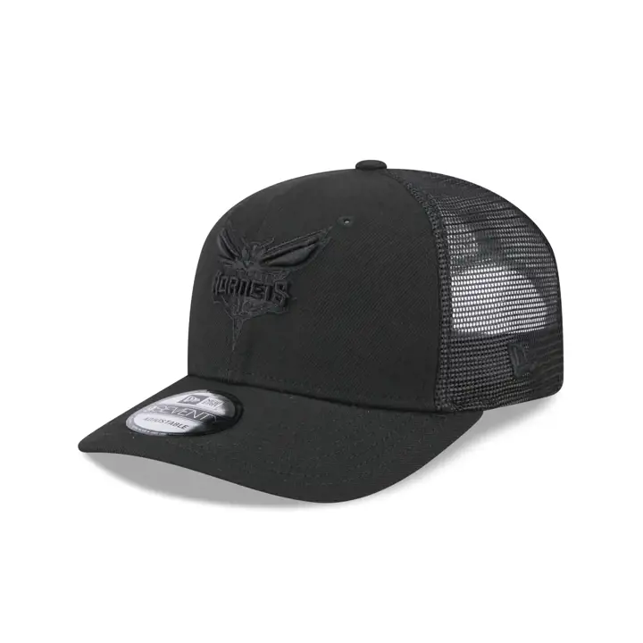 Charlotte Hornets NBA Casquette filet 9SEVENTY Noire/noire/noire