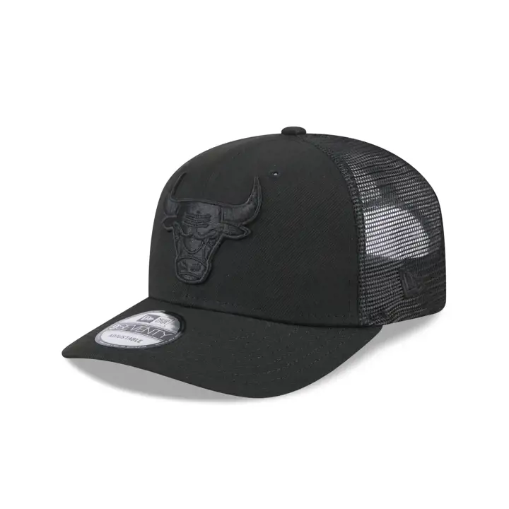 Chicago Bulls NBA Noir/Noir Casquette Trucker 9SEVENTY Noir/noir/noir