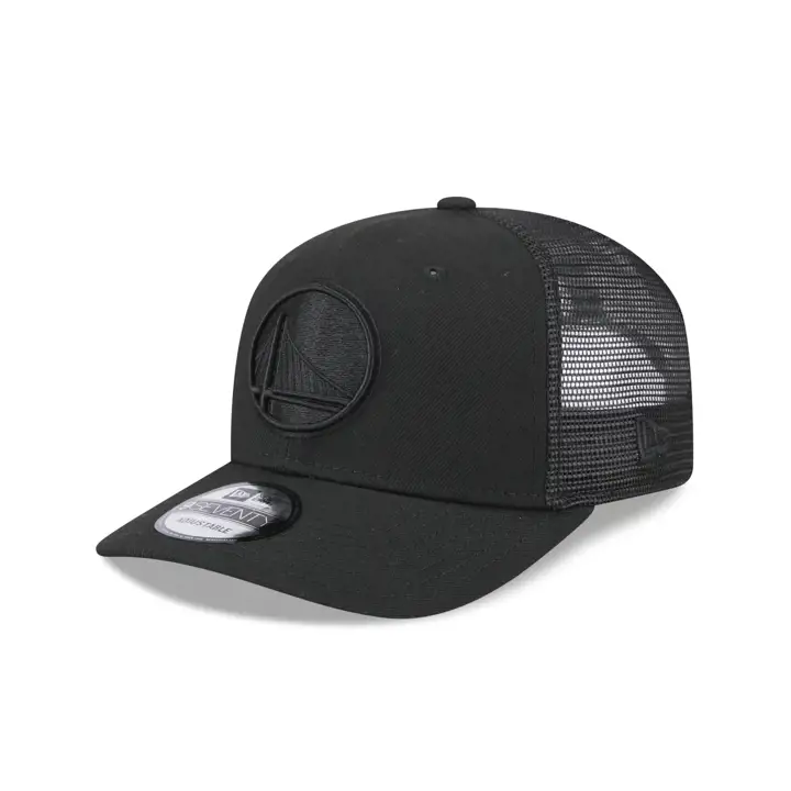 Golden State Warriors NBA Casquette trucker 9SEVENTY noire/noire