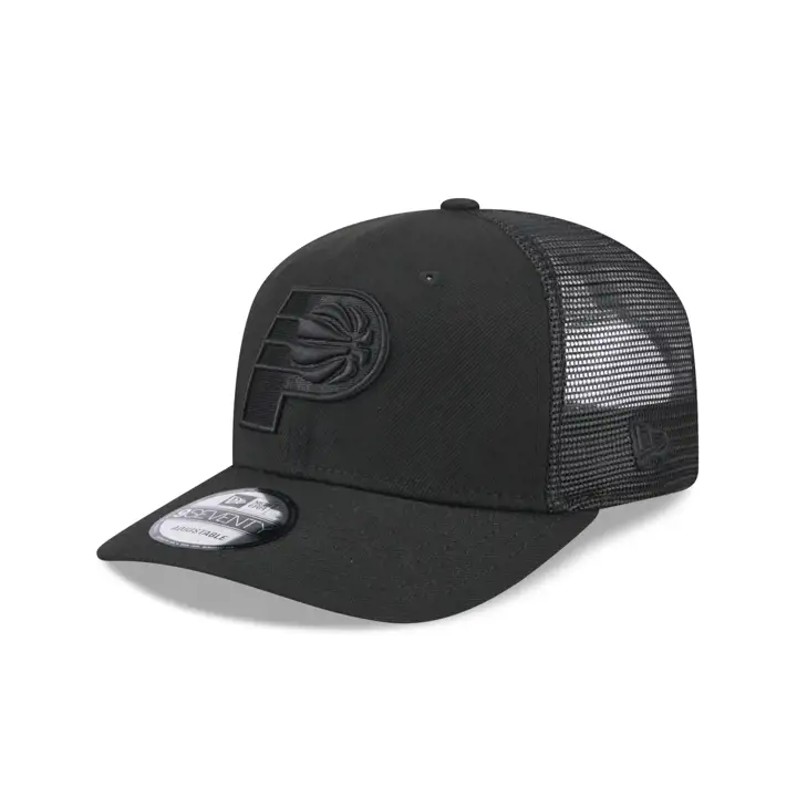Indiana Pacers NBA Casquette Trucker 9SEVENTY Noir/Noir/Noir