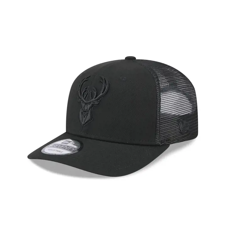 Milwaukee Bucks NBA Noir/Noir 9SEVENTY Trucker Noir/ Noir/ Noir