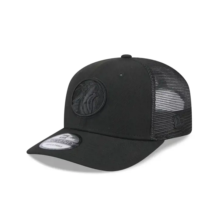 Minnesota Timberwolves NBA Blk/Blk 9SEVENTY Trucker Noir/noir