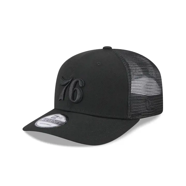 Philadelphia 76ers NBA Casquette Trucker Noire/Noire 9SEVENTY Noire/Noire/Noire