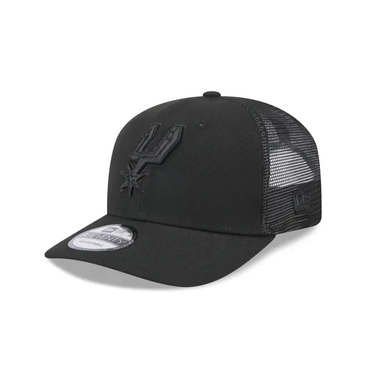 San Antonio Spurs NBA Noir/Noir 9SEVENTY Trucker Noir/ Noir/ Noir