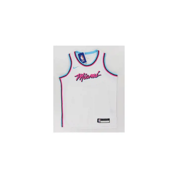 Maillot Miami Heat NBA Youth City Edition vierge relancé blanc