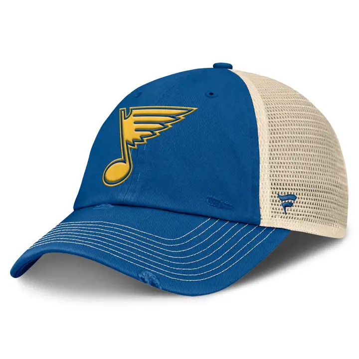 Blues 24 Winter Classic Casquette maille non structurée Bleu/Naturel