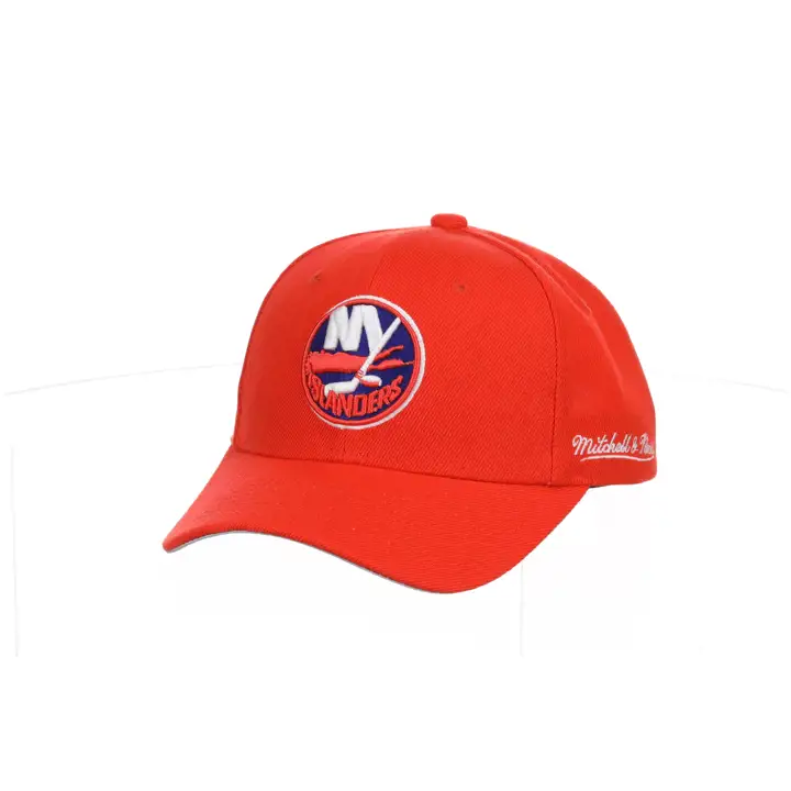 New York Islanders LNH G JEUNES TC Casquette Préformée Bouton-Pression Bleu Vintage