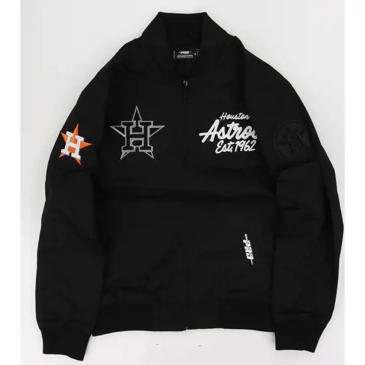 ASTROS MLB PAINT THE CITY TWILL JACKET Noir WORDMARK