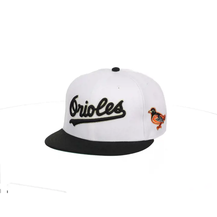 Casquette à visière plate double bonus MLB Baltimore Orioles, BLA/VER/BLA