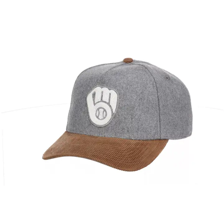 MILWAUKEE BREWERS MLB High & Tight Pro Pinch GRIS/MARRON FONCÉ/GRIS
