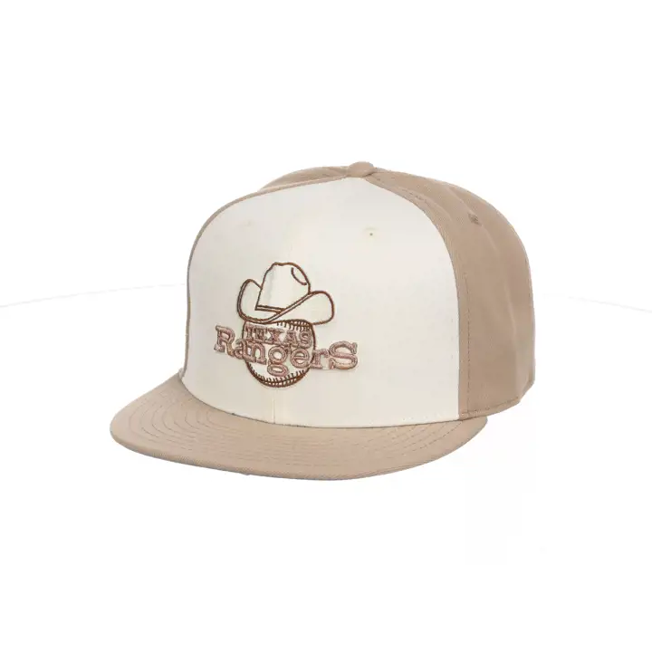 TEXAS RANGERS MLB Rose Gold Liberty Fitted IVO/KHA/H-GRAY