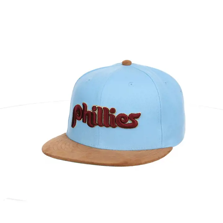 Casquette ajustée PHILADELPHIA PHILLIES MLB en daim Boggs Liberty SKBL/BR