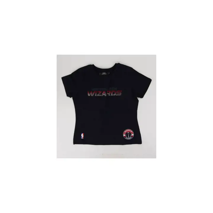 TEE MARINE FEMME WASHINGTON WIZARDS NBA JEWEL COUPE AJUSTÉE MANCHES COURTES