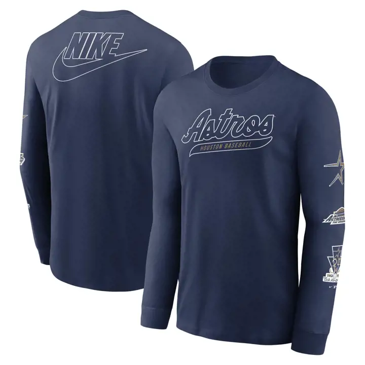 T-shirt à manches longues Houston Astros MLB Coop KO BLEU MARINE