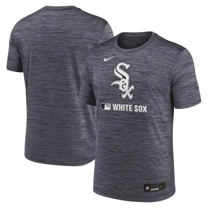 T-shirt MLB Nike AC Velocity Dugout des White Sox de Chicago - Noir