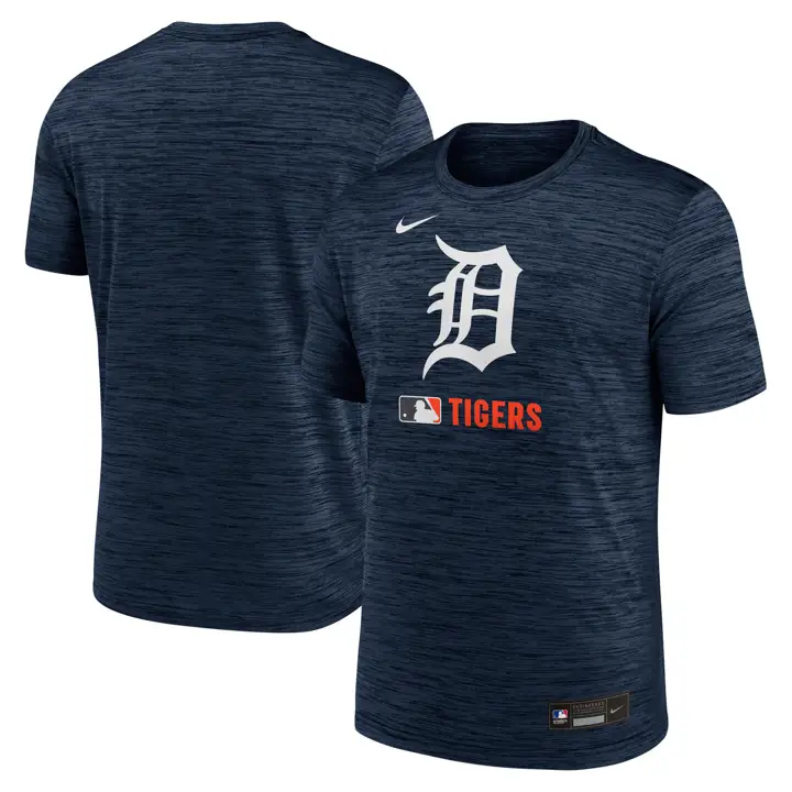 T-shirt MLB Nike AC Velocity Dugout Detroit Tigers MARINE