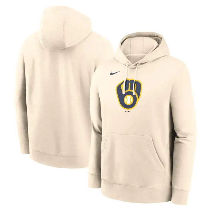 Sweat à capuche Milwaukee Brewers MLB Nike Club IVO