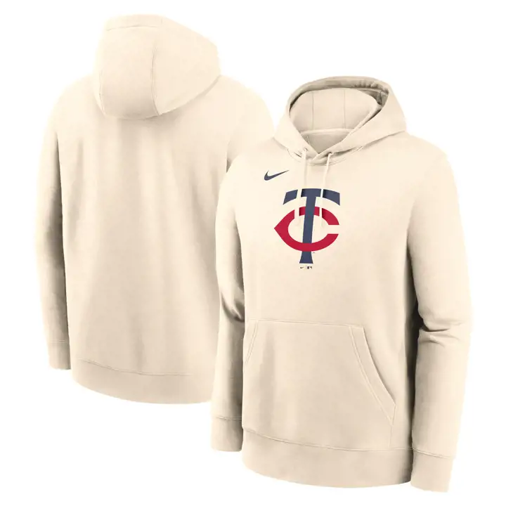 Minnesota Twins MLB Sweat à Capuche Nike Club Ivoire