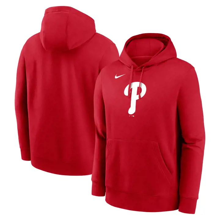Chandail à capuchon Nike Club des Phillies de Philadelphie MLB ROUGE