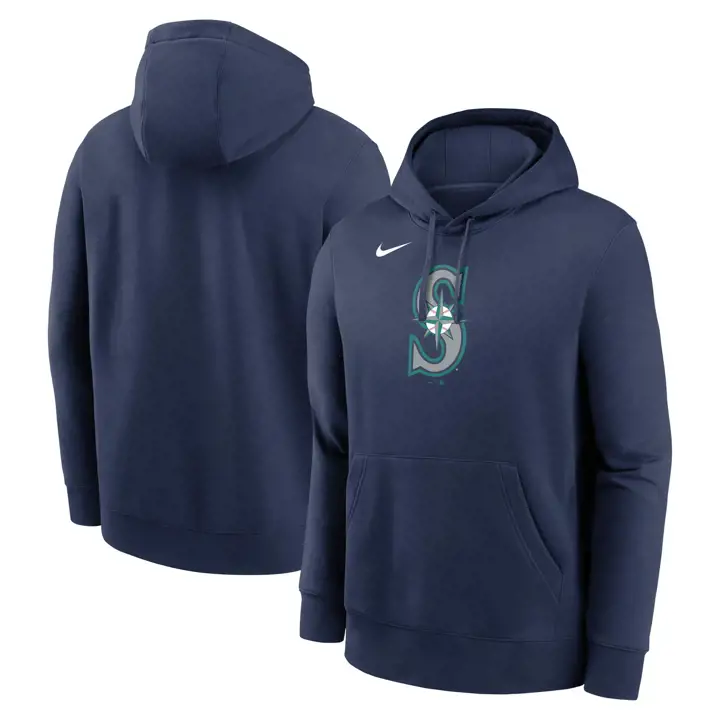 Seattle Mariners MLB Nike Club Hoodie BLEU MARINE