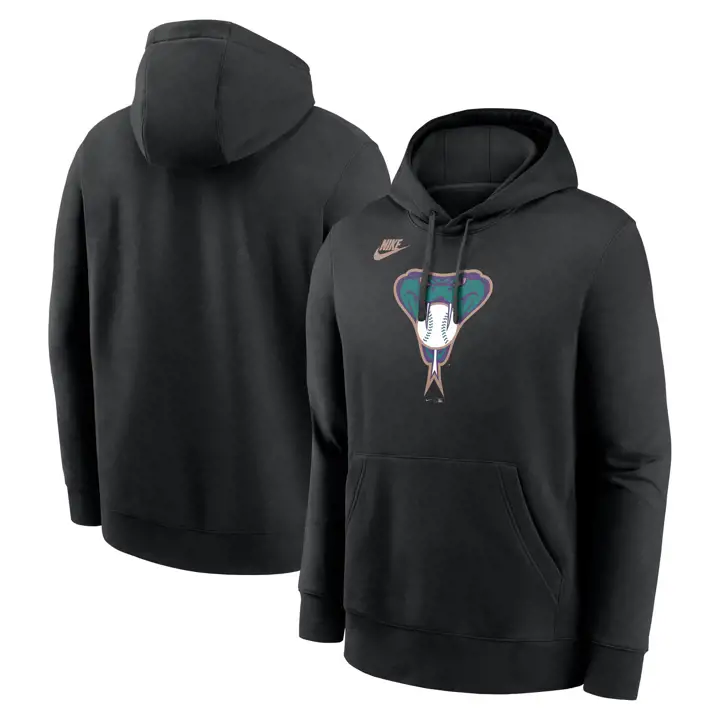 Sweat à capuche MLB Nike Coop Club Arizona Diamondbacks - Noir